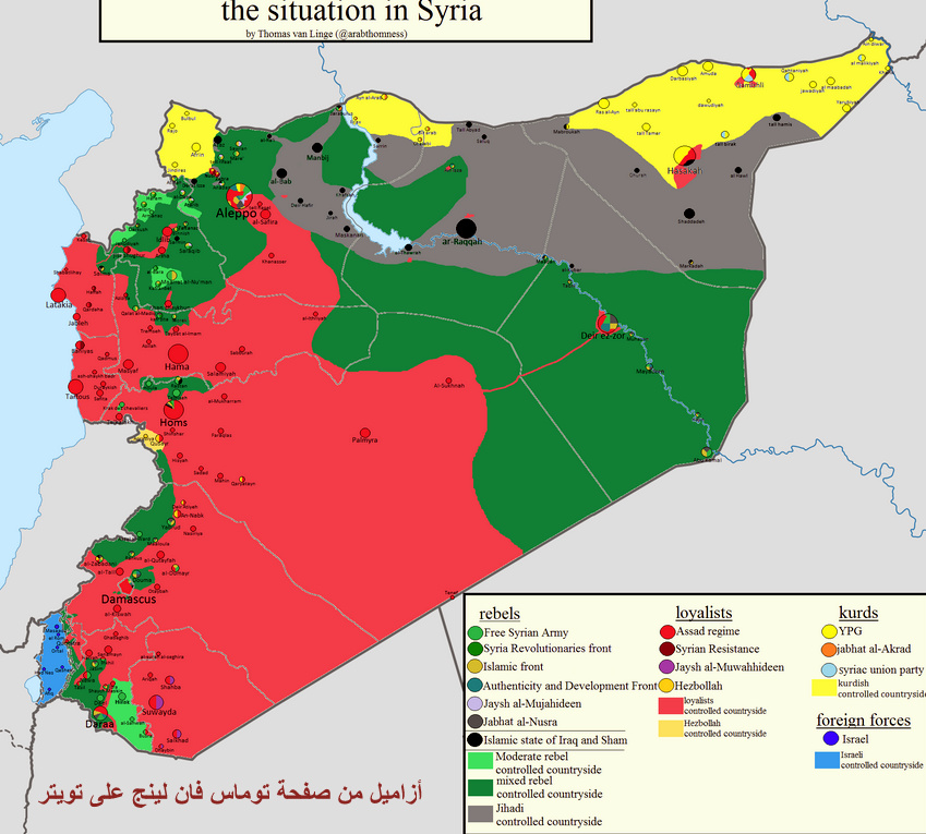 خريطة سوريا، مناطق داعش 8-24-2015 9-41-12 PM.bmp