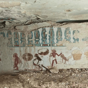 اكتشاف جدارية فرعونية2