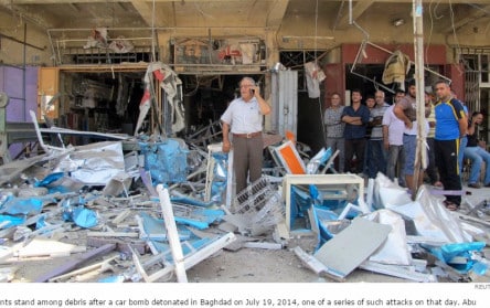 تفجير انتحاري، بغداد 2014-19 تموز