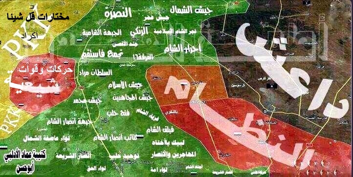 خريطة سورية، الحرب السورية 722x363.bmp